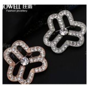 Crystal Lucky-Knot Brooch
