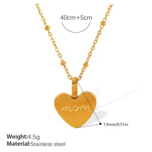 Amour Heartfelt Mom Necklace