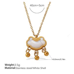Amour Lock Pattern Necklace