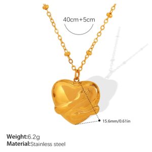 Amour Graceful Heart Necklace