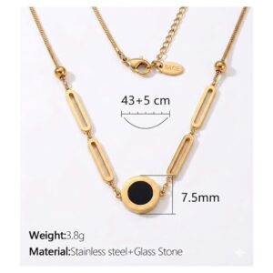 Amour Black Obsidian Necklace