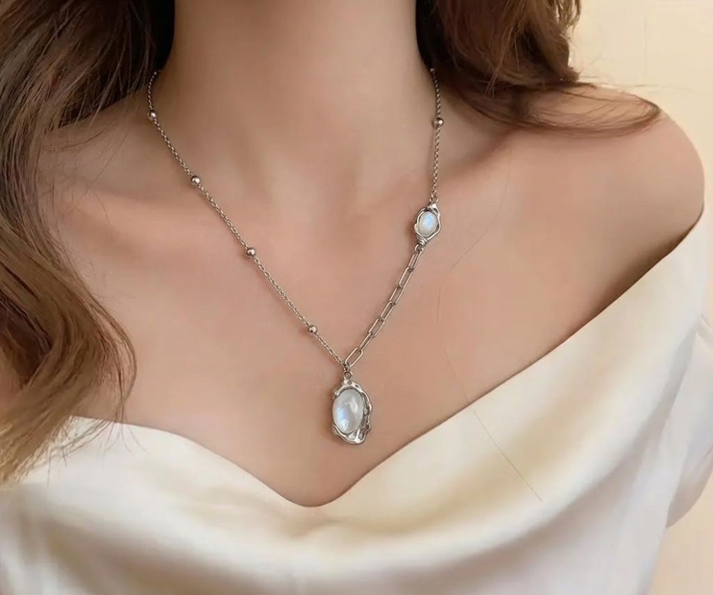 Moonlight Inlay Necklace - Image 3