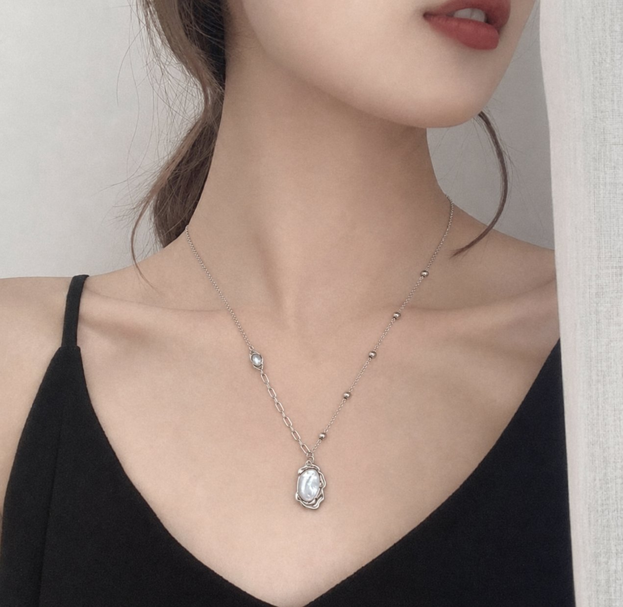 Moonlight Inlay Necklace - Image 4