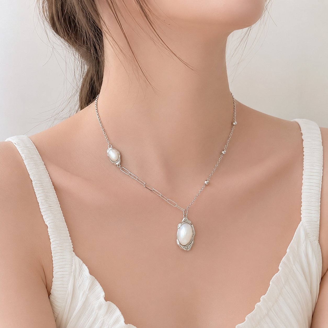 Moonlight Inlay Necklace - Image 7