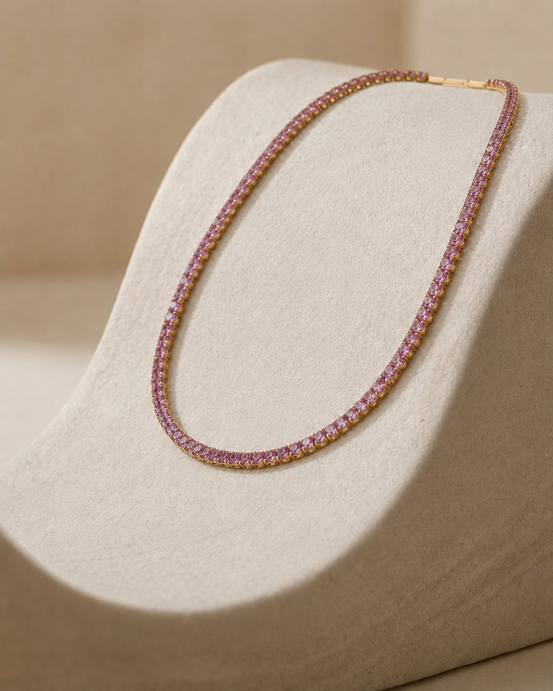Rose Circle Necklace - Image 3