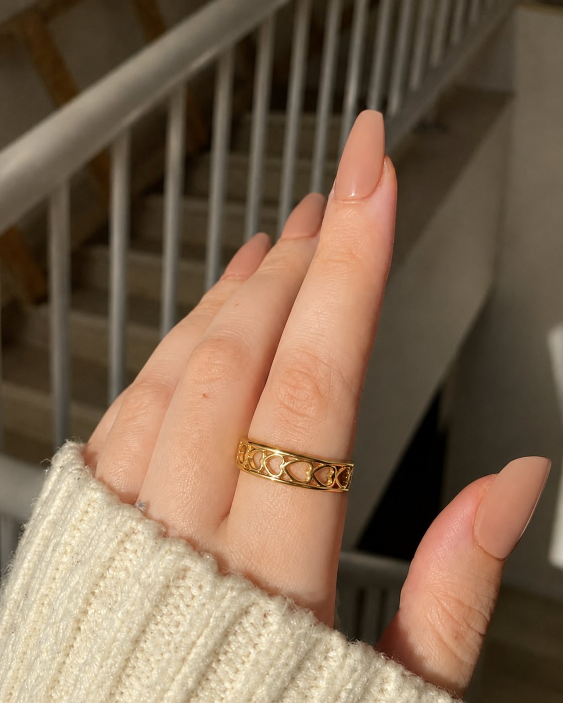 Intertwined Hearts Ring - Image 6