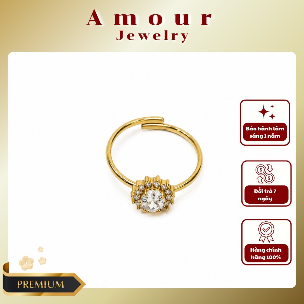 Gilded Lock Ring